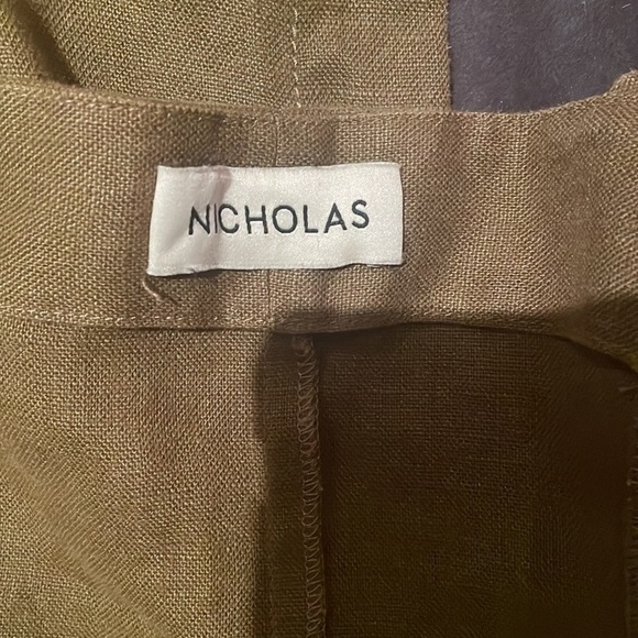 NICHOLAS Button Front Double Strap Sleeveless Dress - Picture 6 of 10